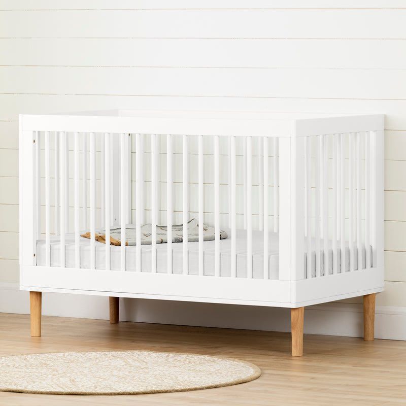 Balka - Crib with adjustable height - Pure white