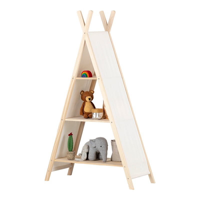 Teepee Shelving Unit  Sweedi Natural Cotton and Pine 100388
