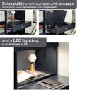 Lit mezzanine avec bureau simple 39" Ulysses - Myrtille