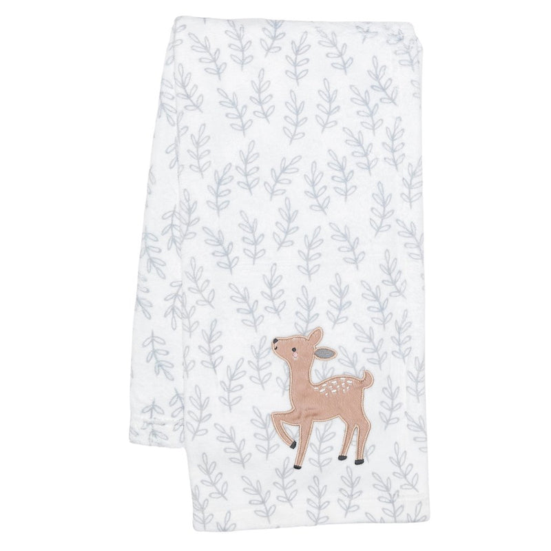 Gray Baby Blanket - Deer Park