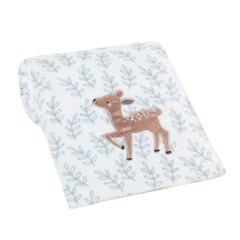 Gray Baby Blanket - Deer Park