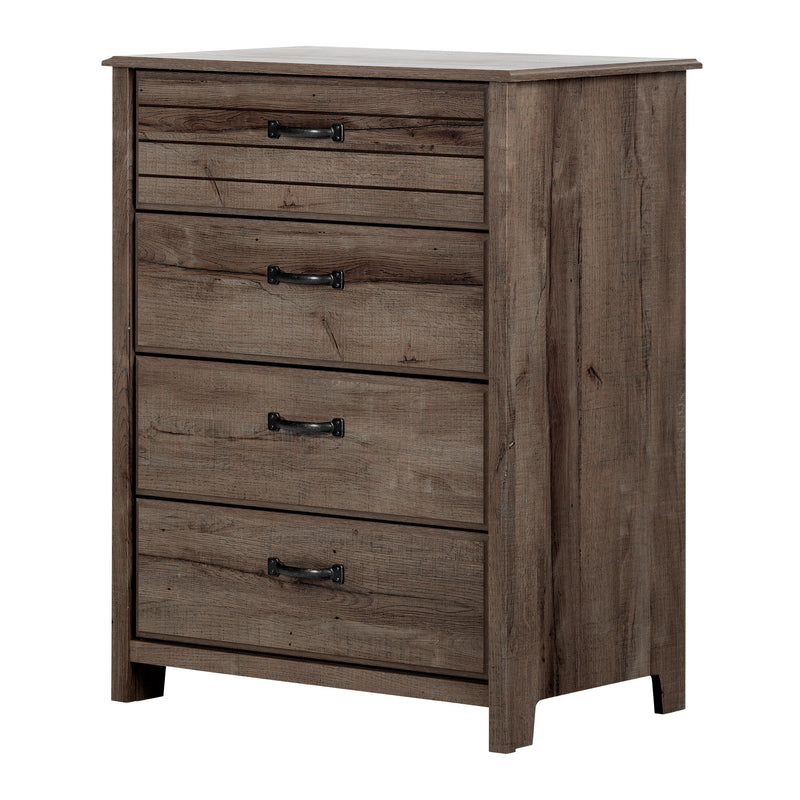 Ulysses 4-Drawer Chest - Autumn Oak