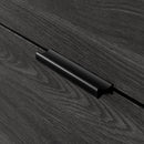 Tête de lit avec rangement simple 39" Fynn - Chêne gris