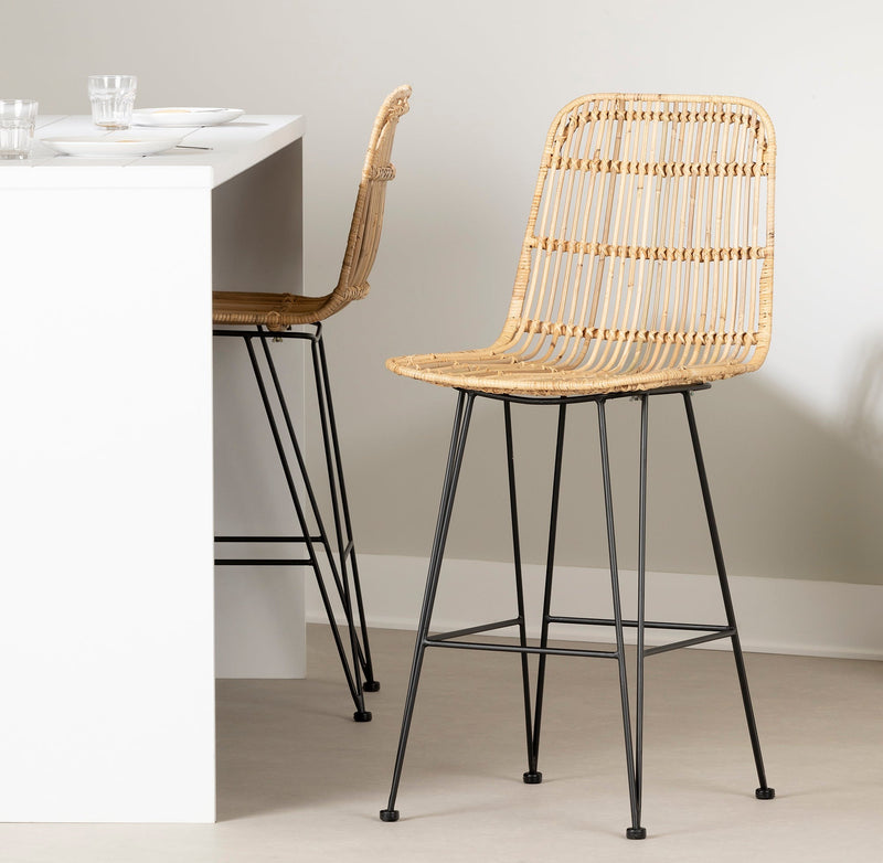 Balka - Set of 2 rattan stools