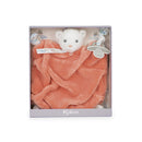 Doudou Plume - Ourson Corail