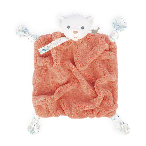 Doudou Plume - Ourson Corail