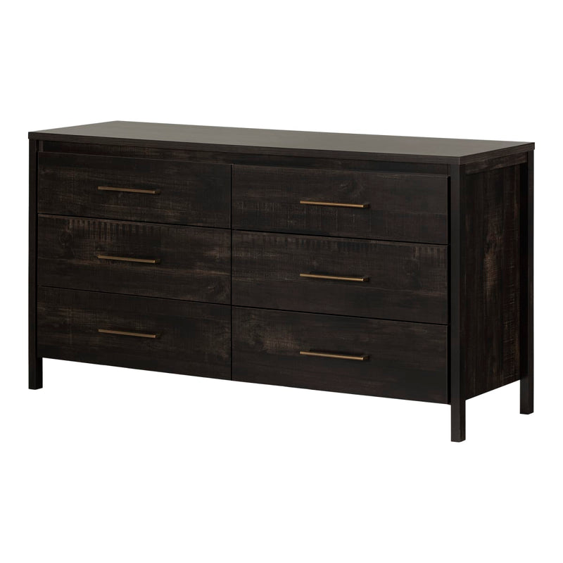 6-Drawer Double Dresser  Gravity Gray Maple 9036010