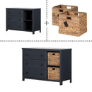 Commode 3 tiroirs avec paniers Cotton Candy - Myrtille