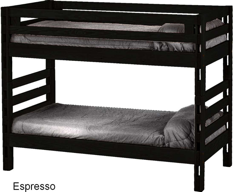 Lit superposé 39''/39" - Espresso