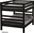 Lit superposé 54"/54" - Espresso — Crate Designs