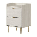 Hype - 2 Drawer Bedside Table -- Winter Oak