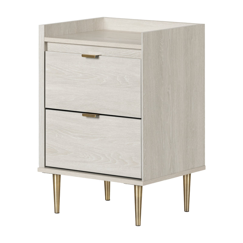 Hype - 2 Drawer Bedside Table -- Winter Oak