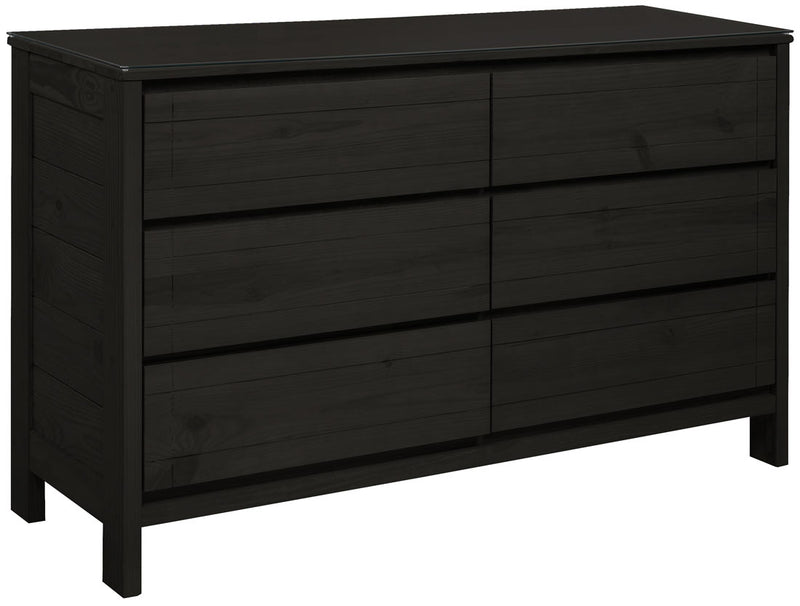 WildRoots 6 drawers Desk - Espresso