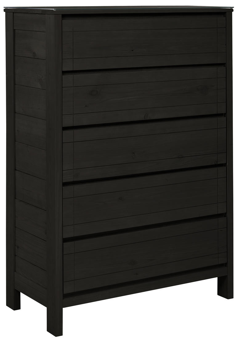 WildRoots 5 drawers Chest - Espresso