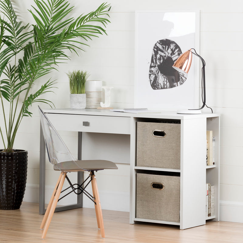 South shore annexe clear office chair with wheels online
