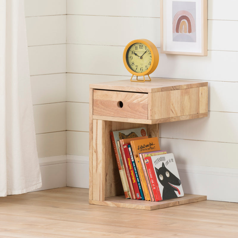 Table de chevet en bois massif Sweedi - Bois naturel
