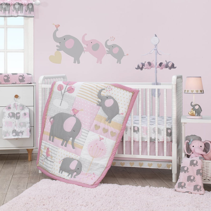 3-Piece Crib Bedding Set - Eloise