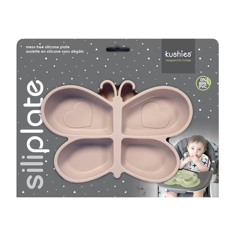 Assiette en silicone Siliplate - Butterfly