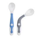 Silibend Bendable Spoon 2-Pack | Blue/Grey