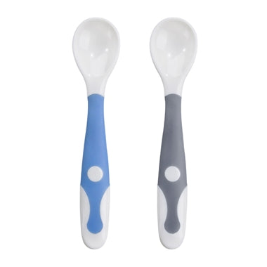 Silibend Bendable Spoon 2-Pack | Blue/Grey