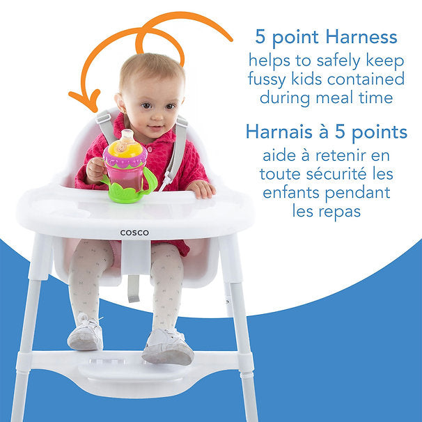 Cosco Canteen High Chair - White