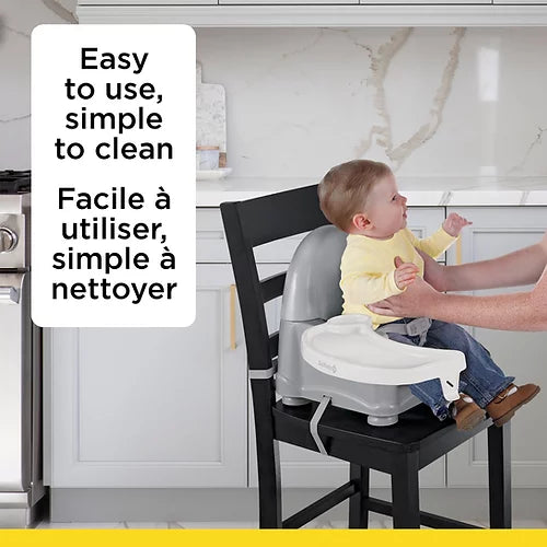 Booster seat with tray