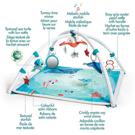 Tapis d'éveil 2-en-1 - Trésor de l'océan