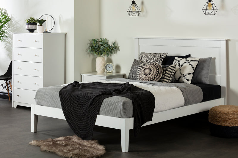 Vito - Chest of 5 drawers - Pure White