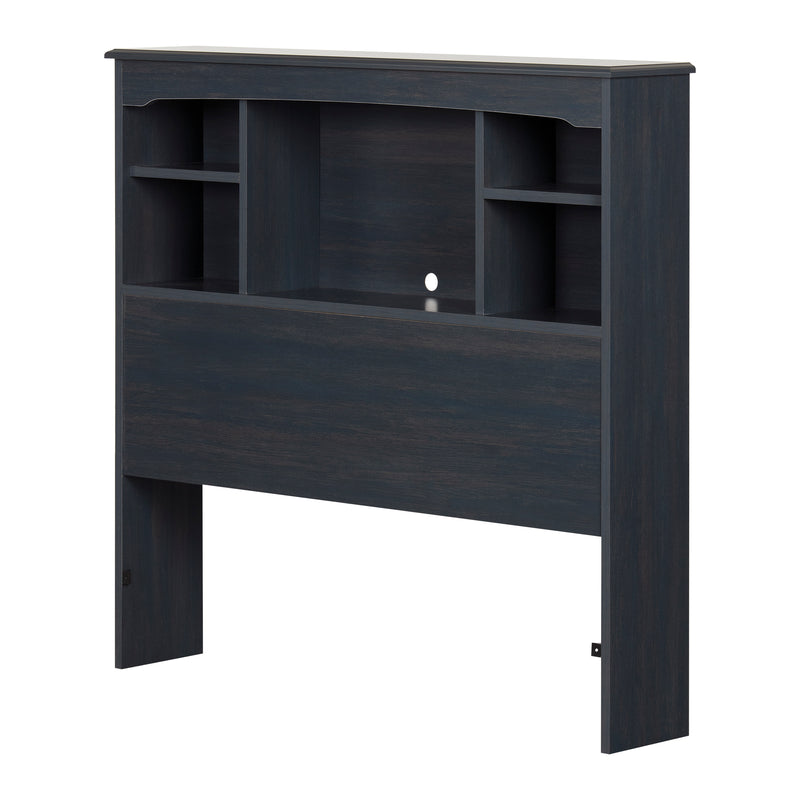 Tête de lit bibliothèque simple 39" Aviron - Myrtille