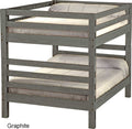 Lit superposé 54"/54" - Graphite — Crate Designs