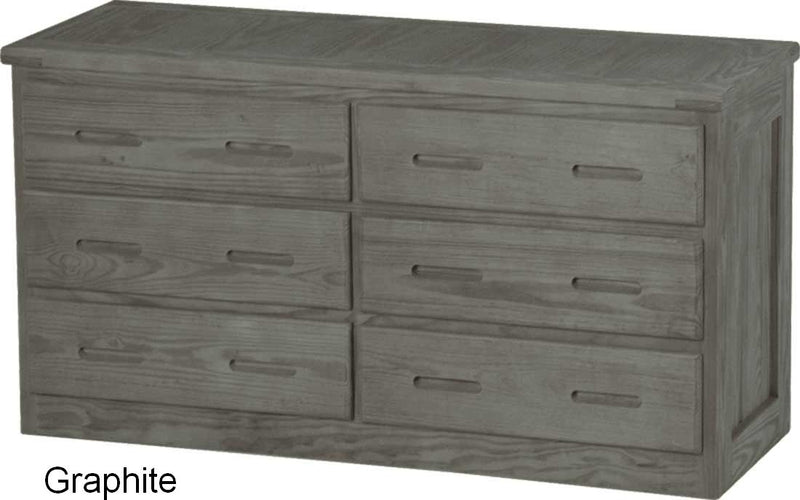 6 drawers Desk - Graphite