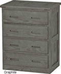 Commode 4 tiroirs - Graphite — Crate Designs