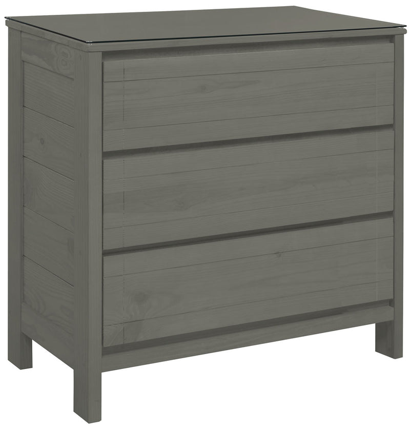 WildRoots 3 drawers Chest - Graphite