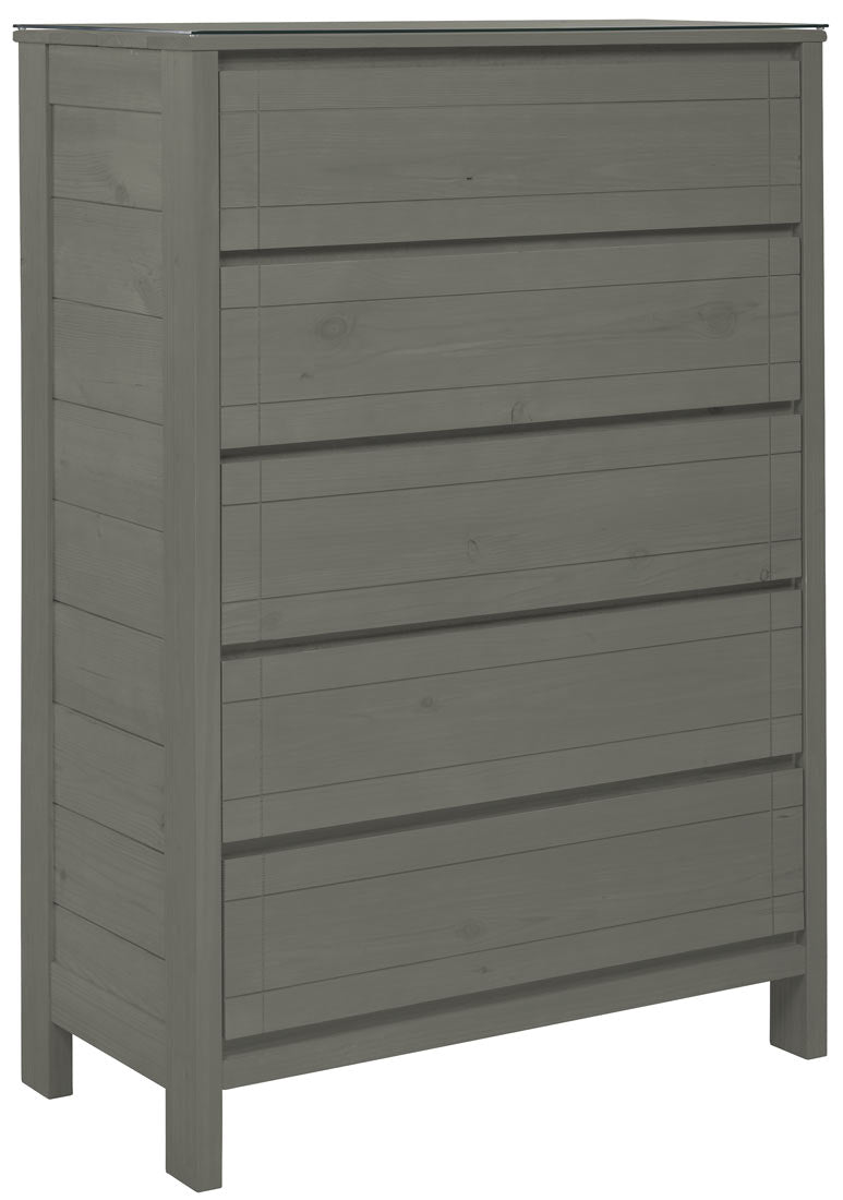 WildRoots 5 drawers Chest - Graphite