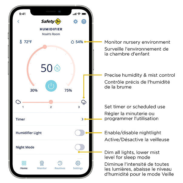 Humidificateur intelligent