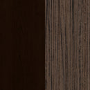 Console média murale 65" Agora - Chocolat et Zebrano