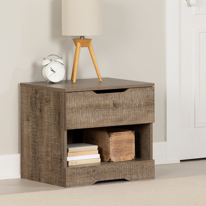 1-Drawer Nightstand  Holland Weathered Oak 9075062