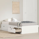 Lit matelot 3 tiroirs simple 39" Spark - Blanc solide