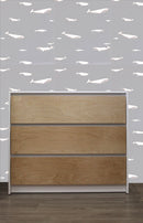 Bureau 3 tiroirs Axel- Blanc et Naturel