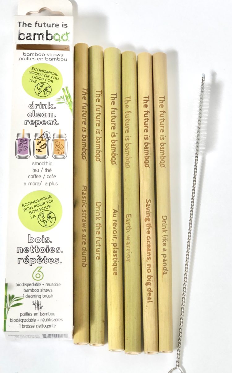 Bamboo Straws - packs of 6