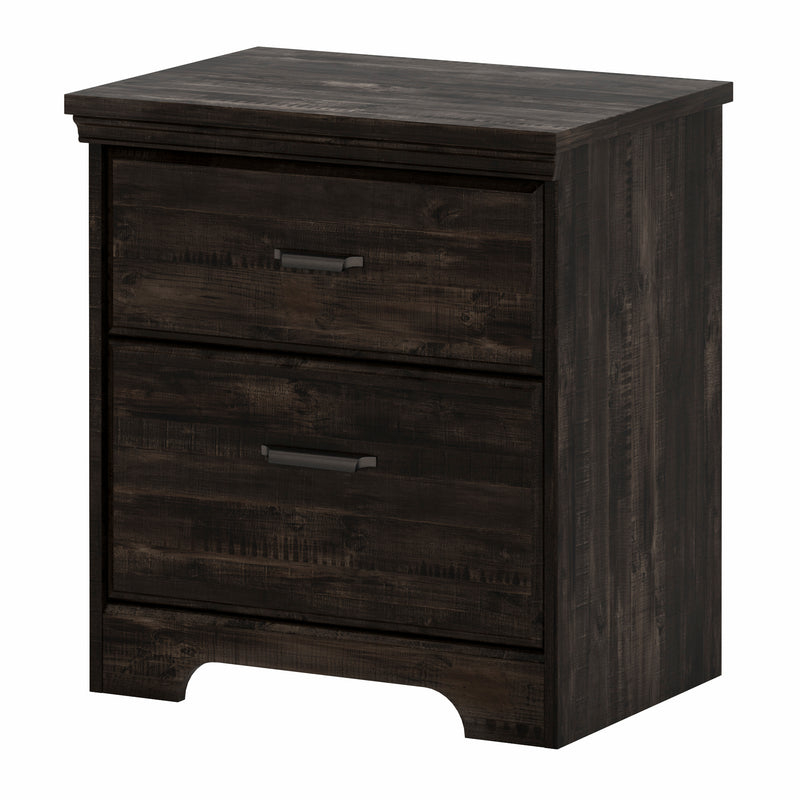 2-Drawer Nightstand  Versa Weathered Oak 9066060