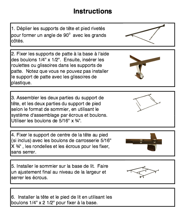 Kit de Conversion lit double Adams