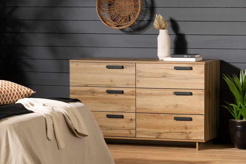 Cavalleri - Double dresser 6 drawers -- Nordic oak