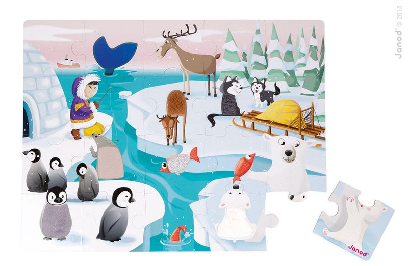 Tactile puzzle - Life on the ice floe