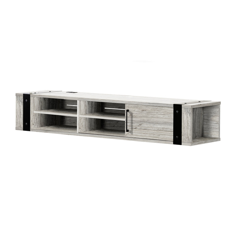 Console média murale 75"  Munich-Pin bord de mer