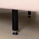 Lit complet rembourré simple 39" Maliza - Rose pâle