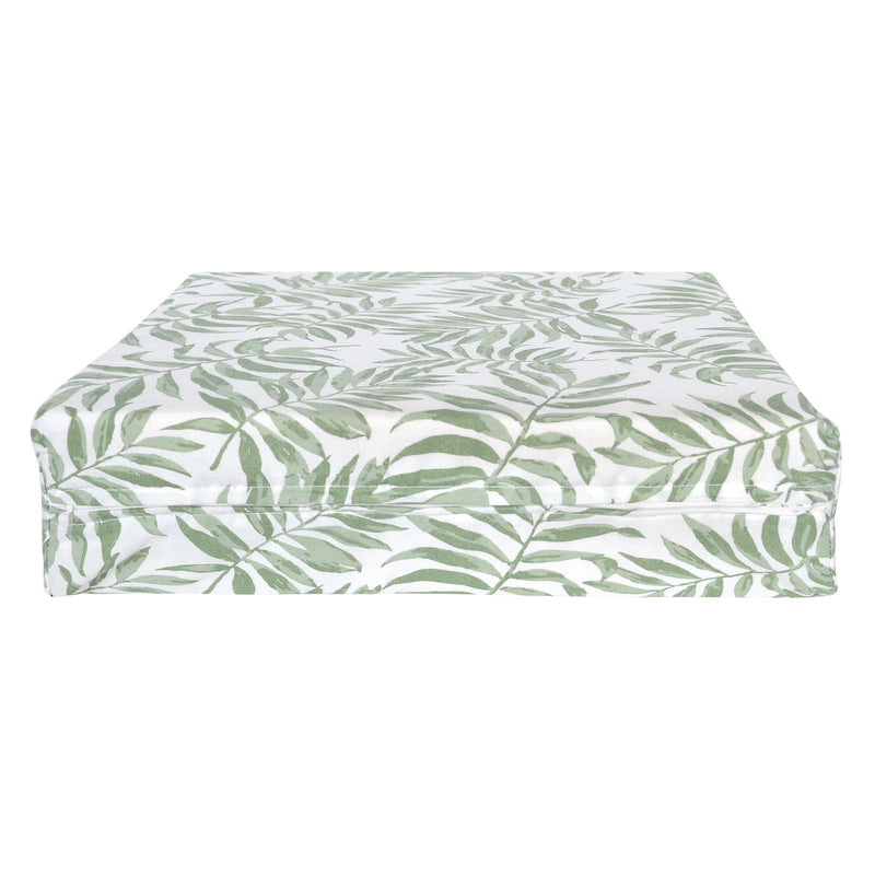 Wedge pillow - tropical green