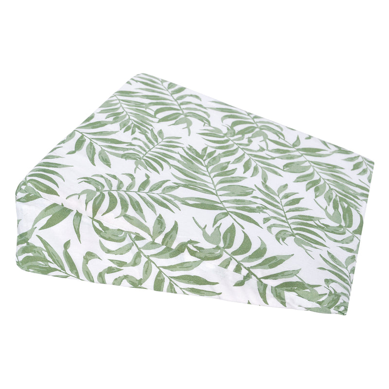 Wedge pillow - tropical green
