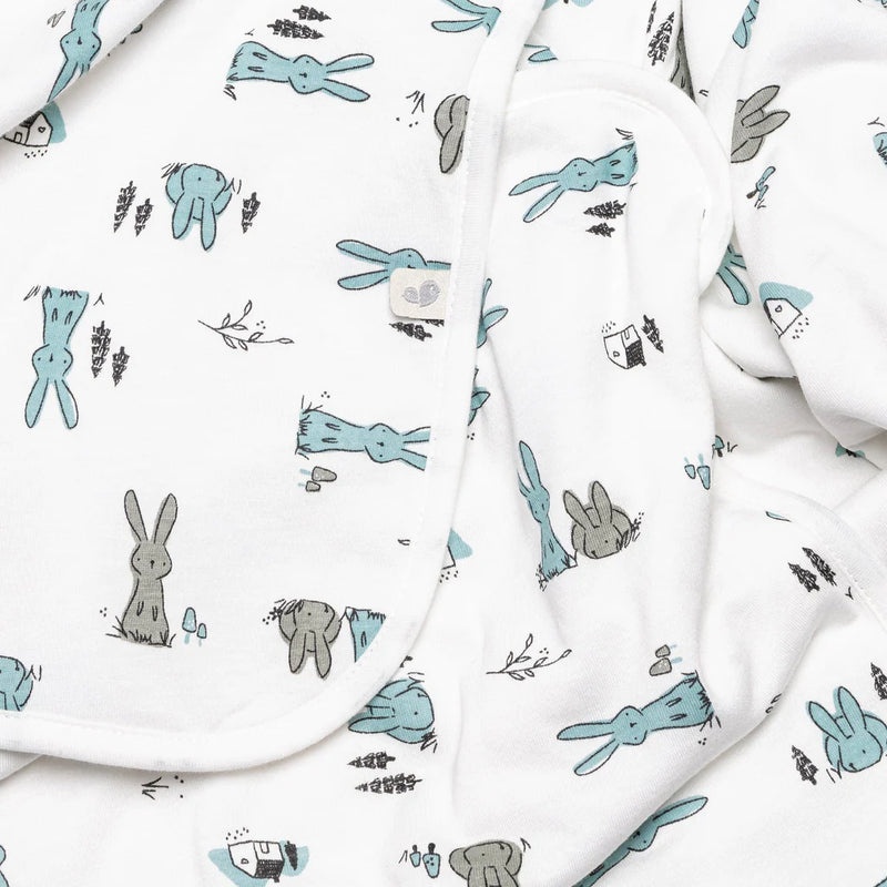 Bamboo Quilted Blanket - Charcoal