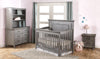 Como Flat Top Forever crib and double dresser Distressed Granite